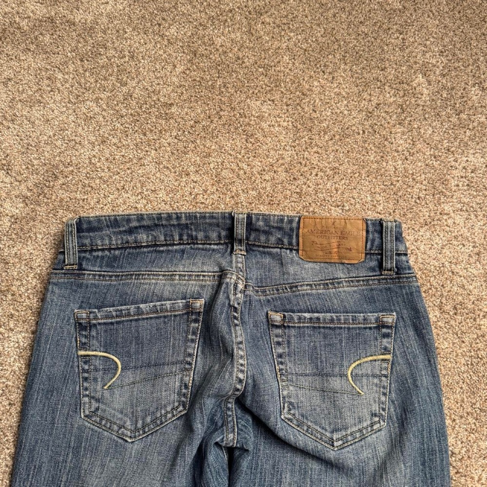 AMERICAN EAGLE "HIPSTER" LOW RISE FLARED DENIM - Picture 6 of 6